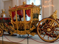 Golden State Carriage of Czar Catherine II (the Great), restored with funding contributed by Federal Express.